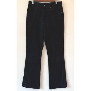 Billy Reid Women's Sz 6 Black Cotton Twill Wide Leg Pants Minimalist Capsule